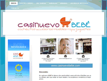 Tablet Screenshot of casinuevobebe.com